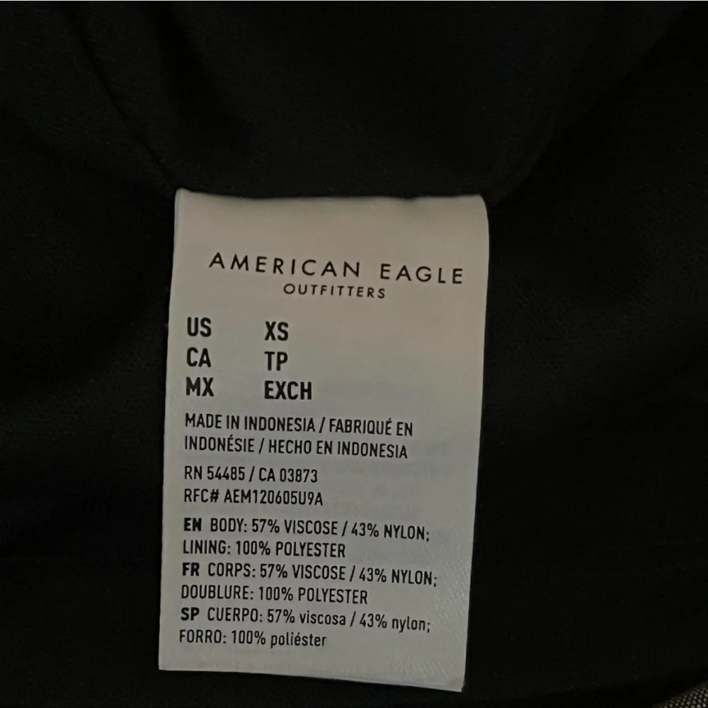 American Eagle Coquette black velvety mini skirt, size XS. Floral design.